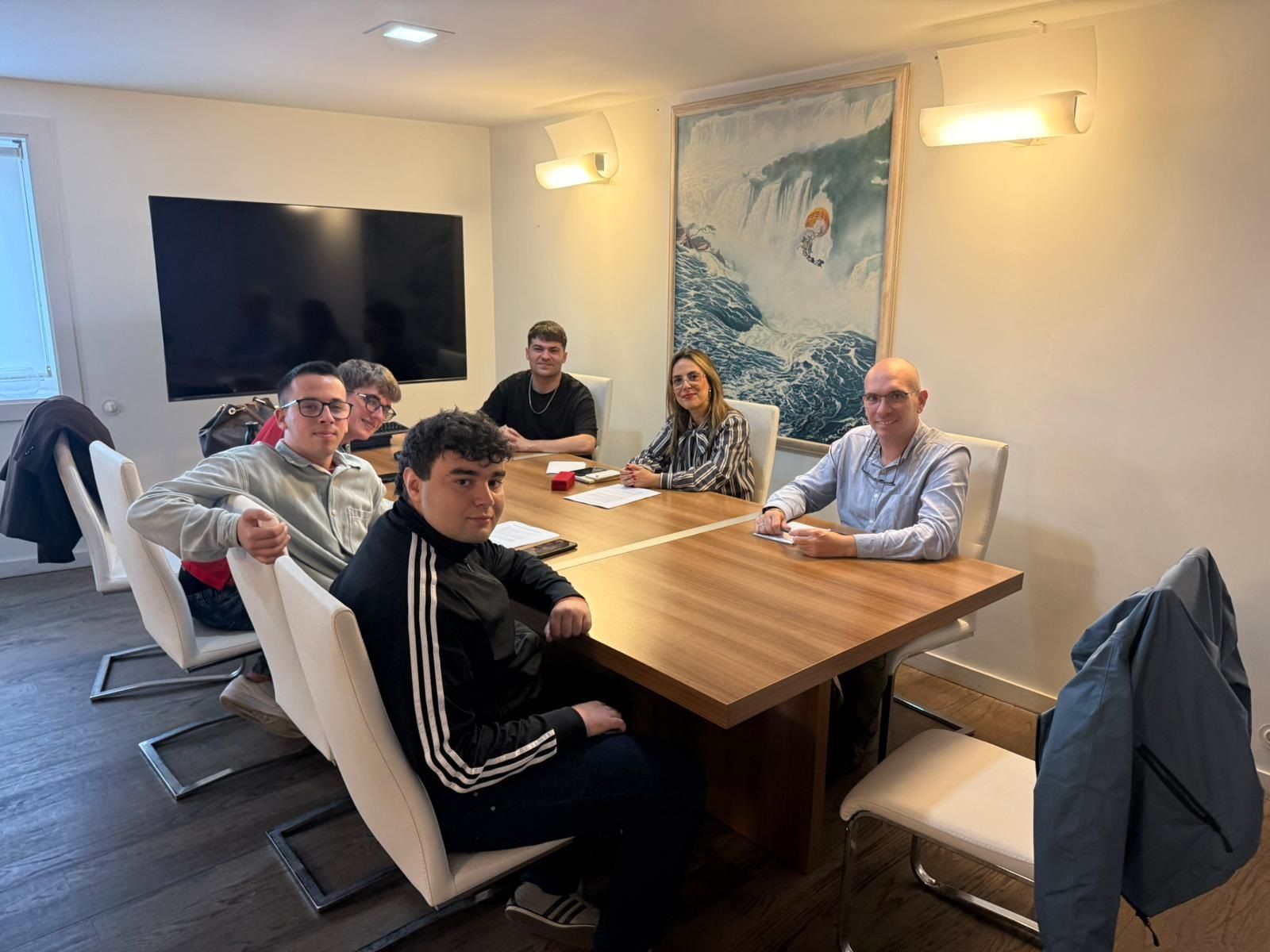 Un momento de la reunión