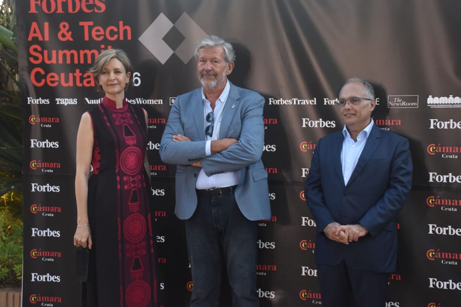 Una recepción el el Parque Marítimo, antesala del Forbes Ceuta AI & Tech Summit