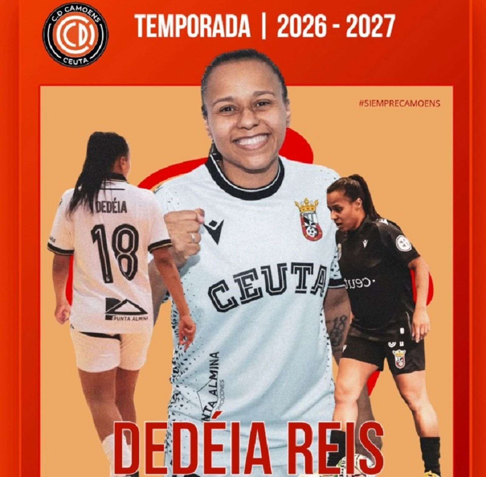 Dedeia, nueva jugadora del Camoens
