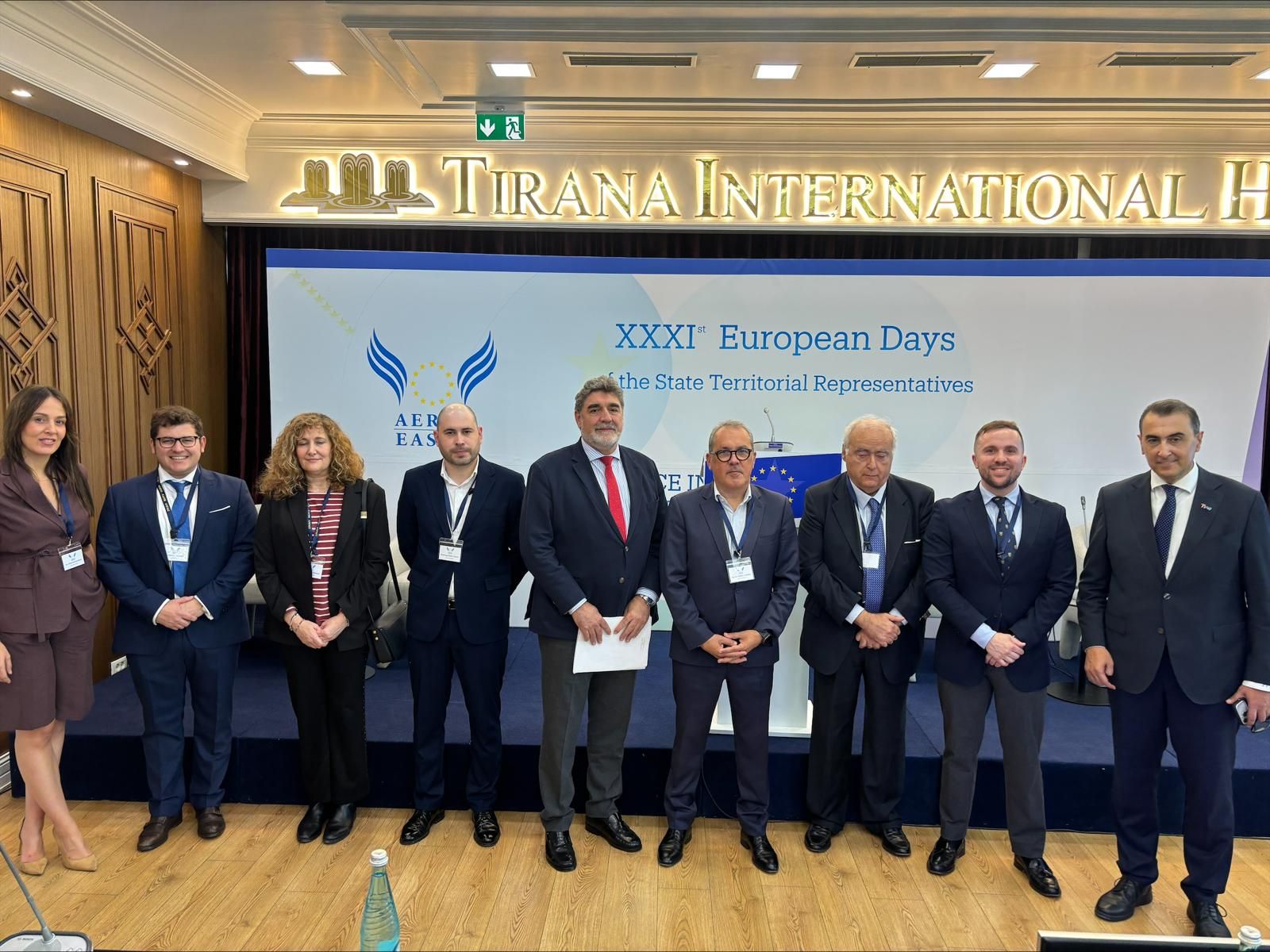 Autoridades españolas que han acudido a la Jornada Internacional en Tirana.