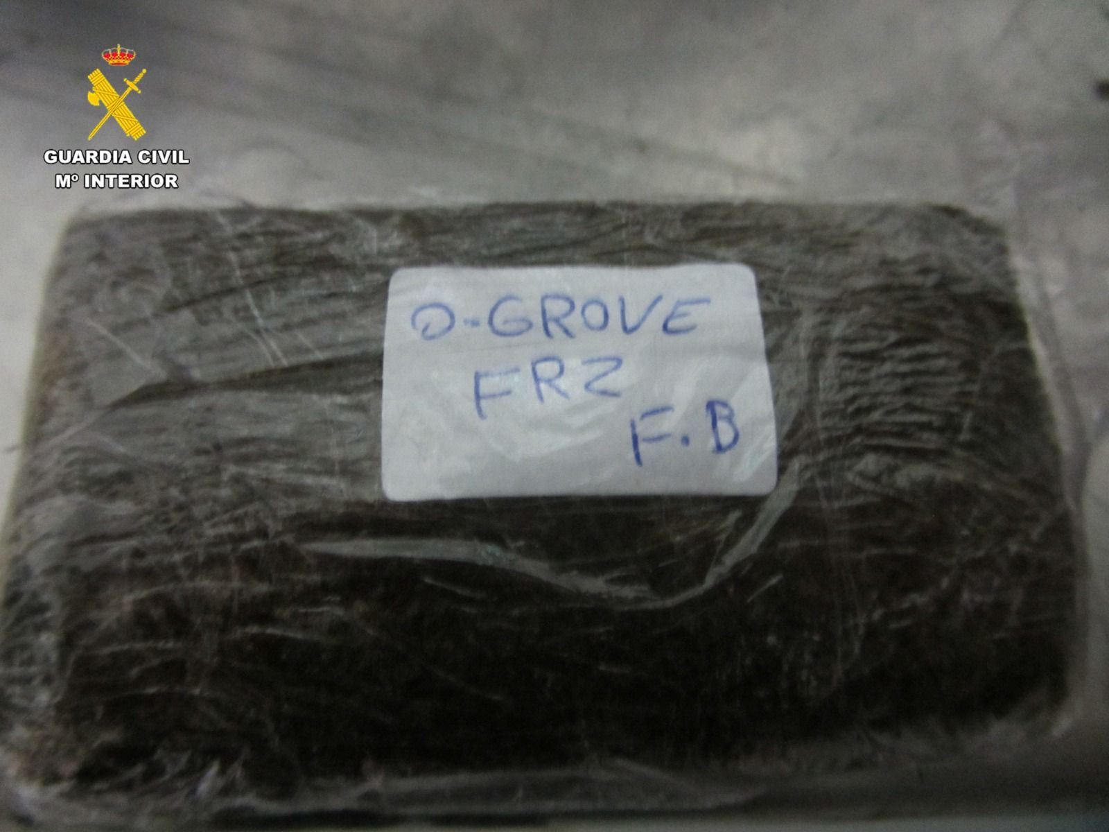 Droga incautada en el puerto de Ceuta.