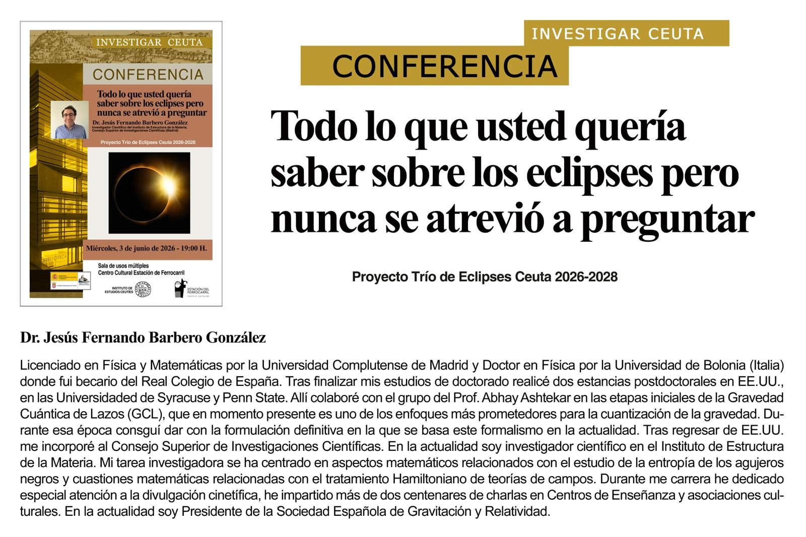 Todo lo que usted quería saber sobre los eclipses