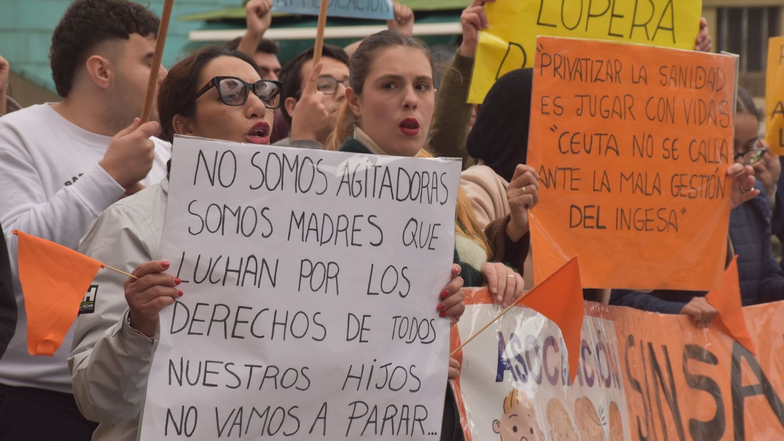 Manifestación por una sanidad de calidad celebrada este miércoles