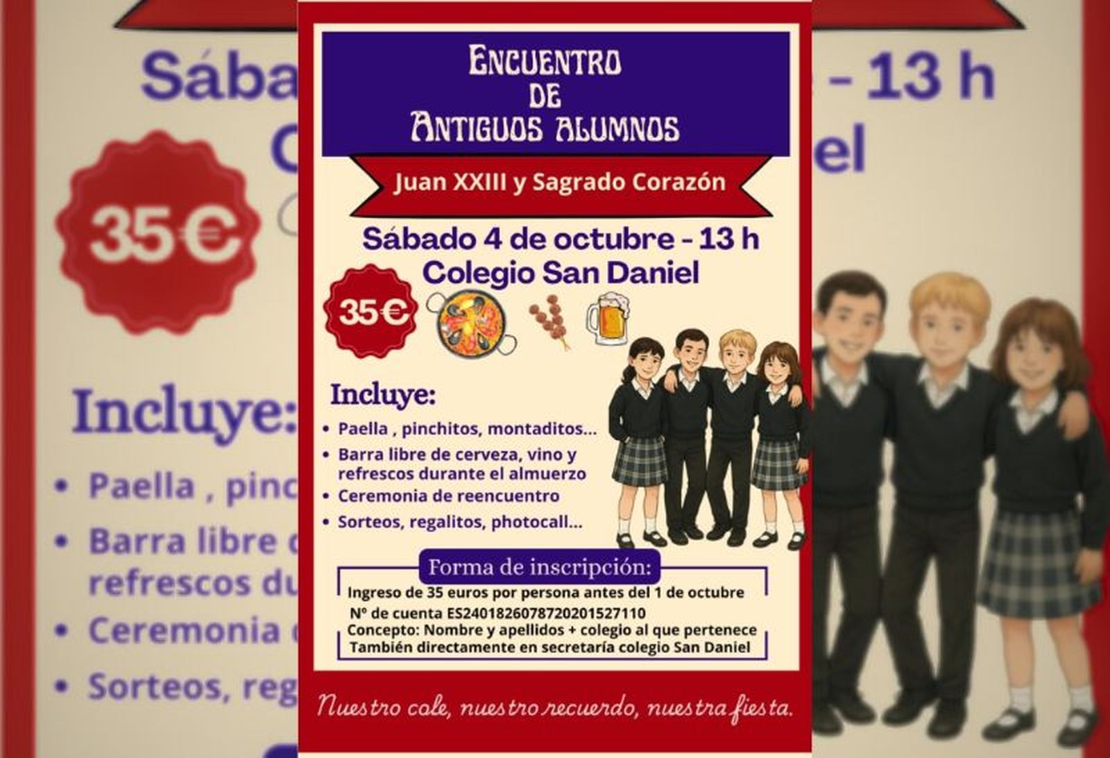 Cartel del encuentro.