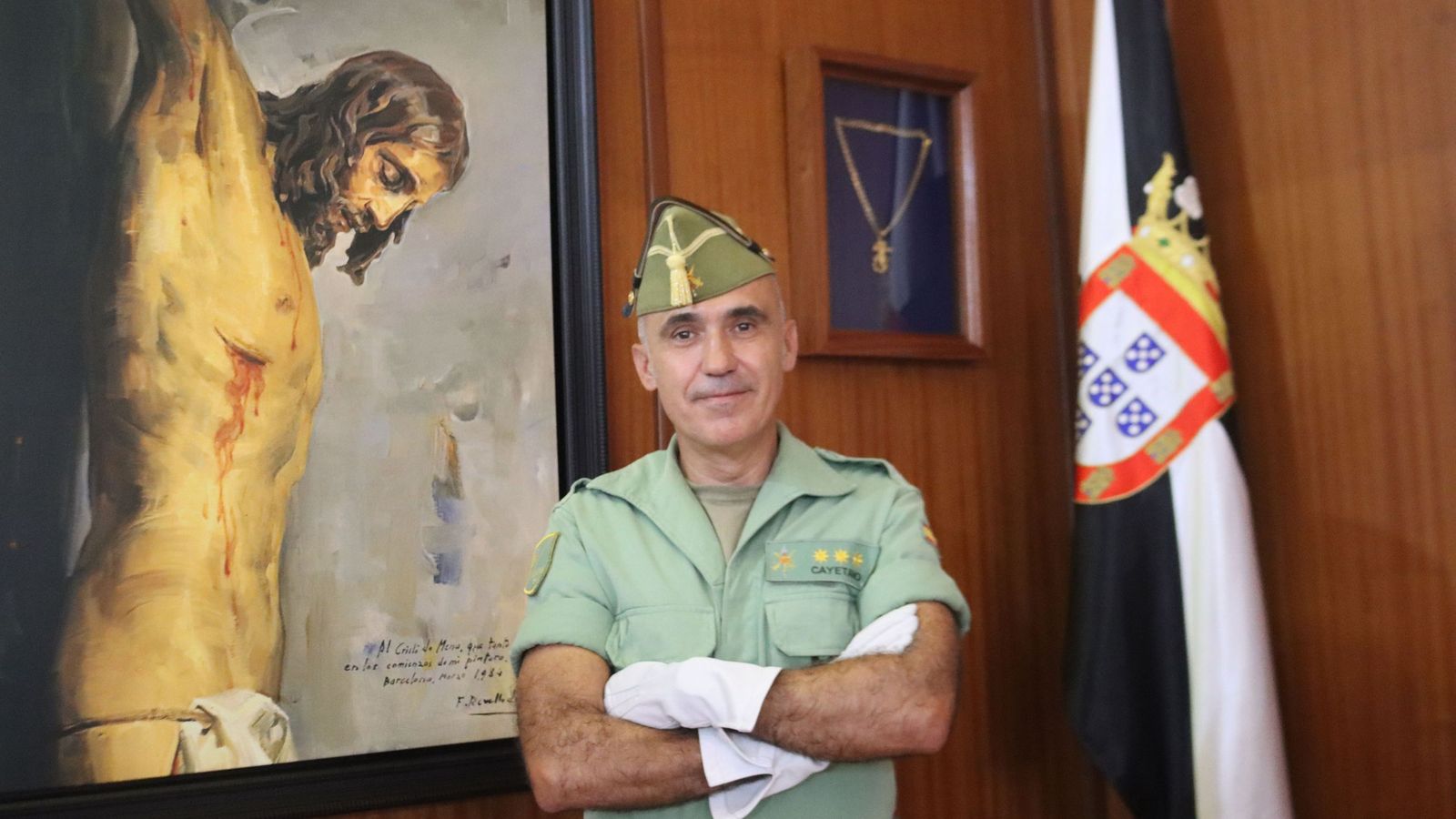 Cayetano Martínez Alonso, coronel jefe del Tercio Duque de Alba II de la Legión