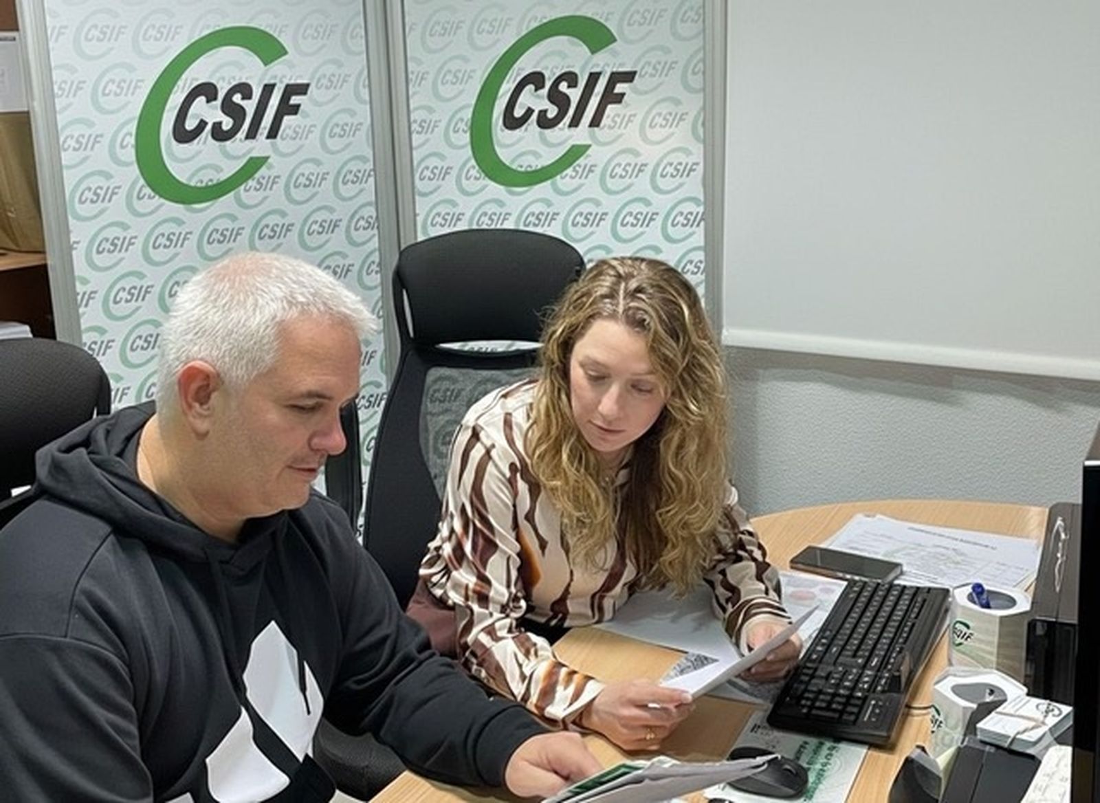 Sindicalistas de CSIF