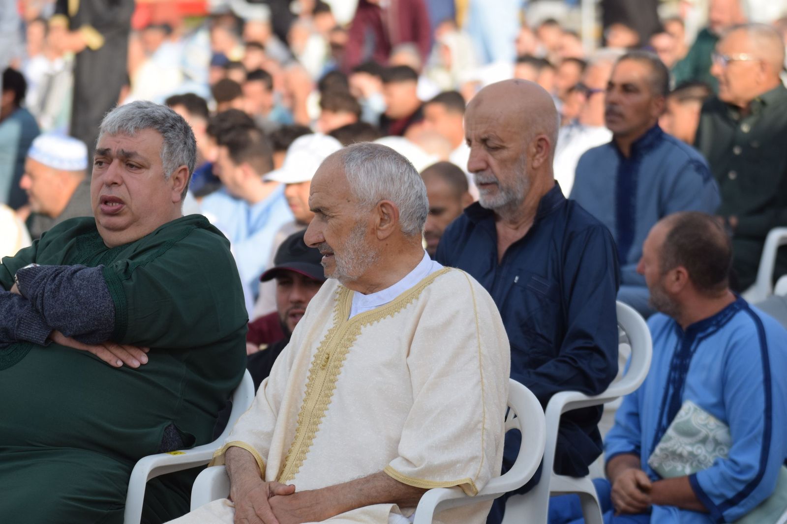 Los musulmanes de Ceuta abrazan la tradicional Musal-la que marca el inicio del Eid al Adha