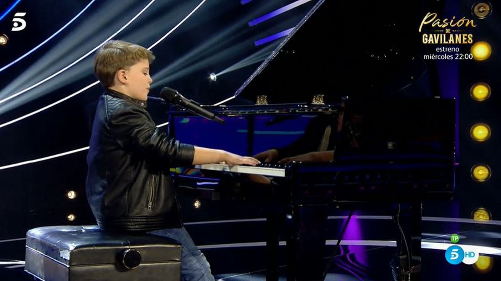 Miguel Ramírez, el ceutí de ocho años que enmudeció Idol Kids./FOTO CEDIDA