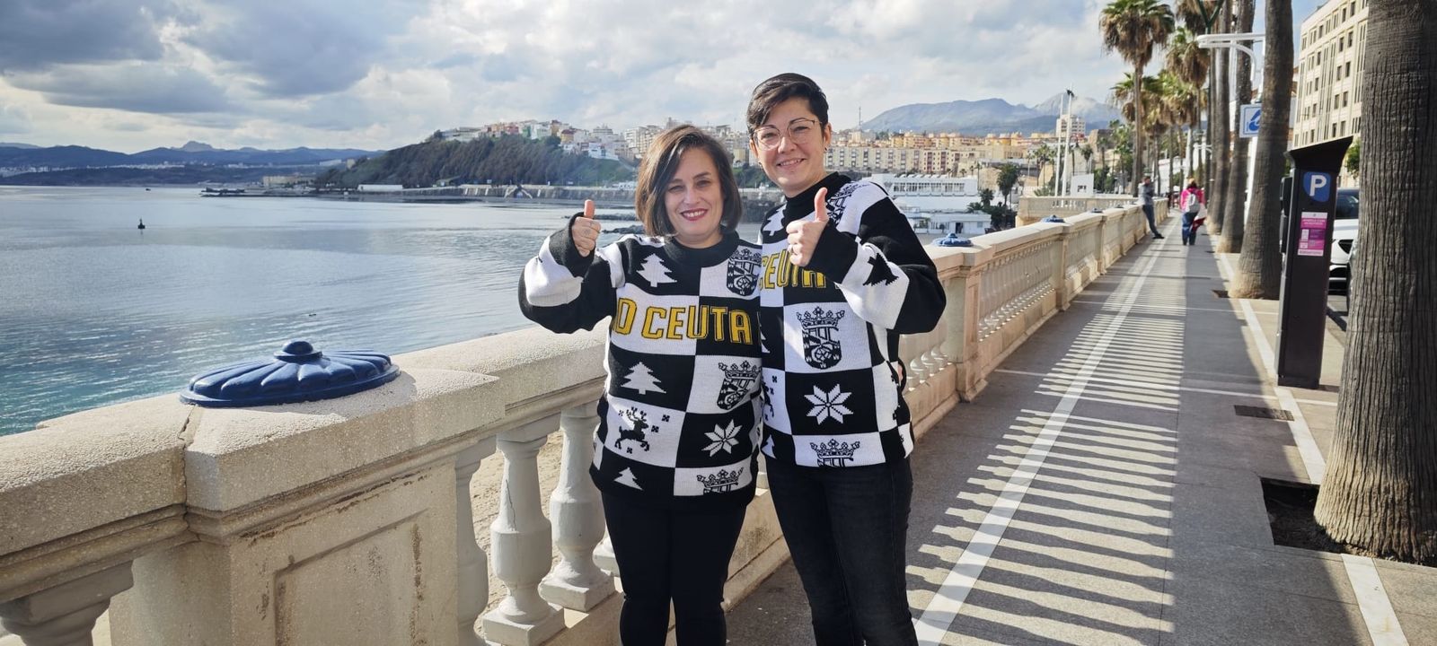 Noelia y María: dos corazones, un escudo y una vida entera latiendo por la AD Ceuta FC