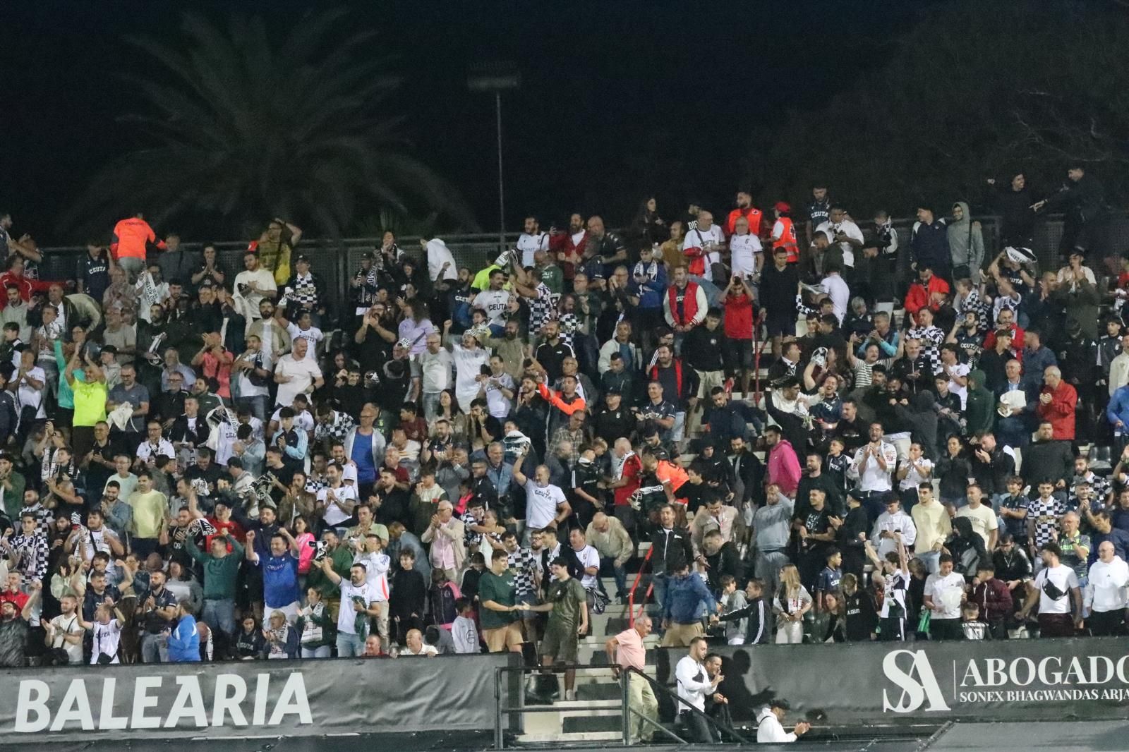La AD Ceuta prolonga su buena racha en el Murube