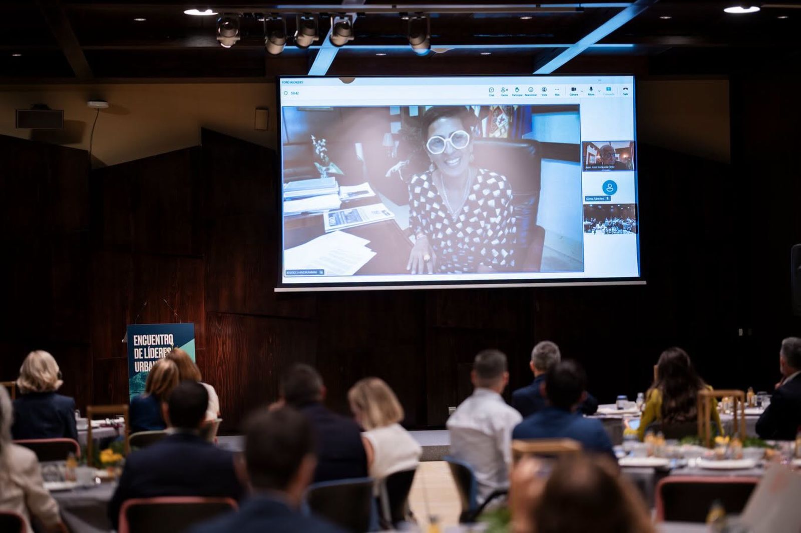 La vicepresidenta segunda ha participado online en la cita