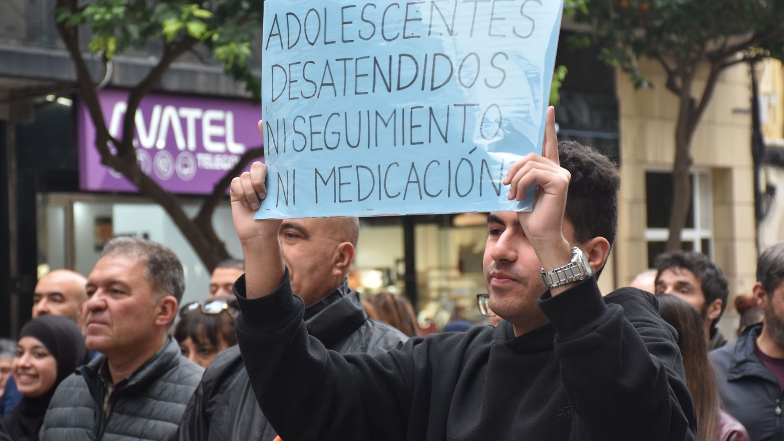 Manifestación por una sanidad de calidad celebrada este miércoles