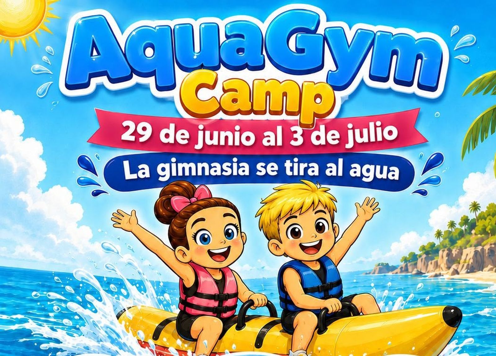 Cartel informando del campus