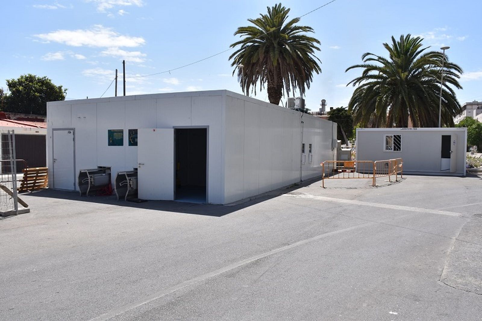 Imagen del matadero situación en la zona de la antigua Estación del Ferrocarril. / FOTO NICOL'S