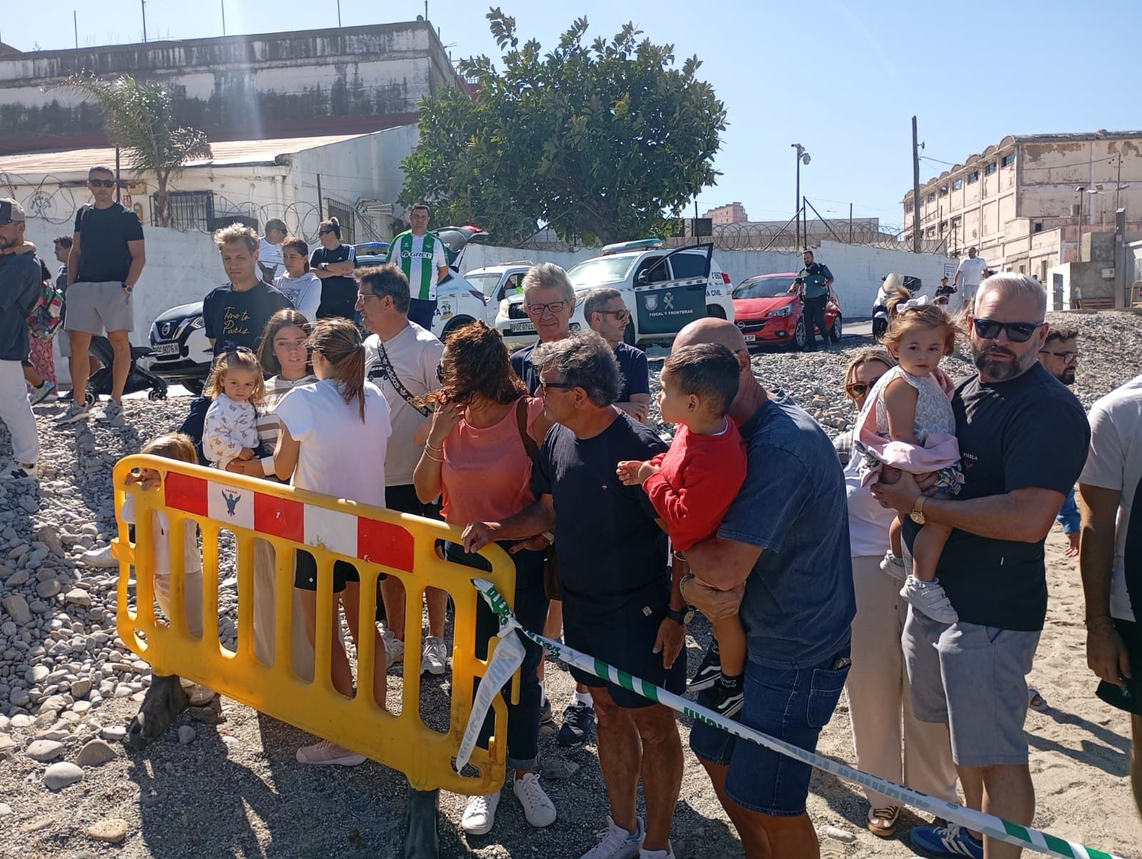 Bonita mañana ecológica en la playa de San Amaro