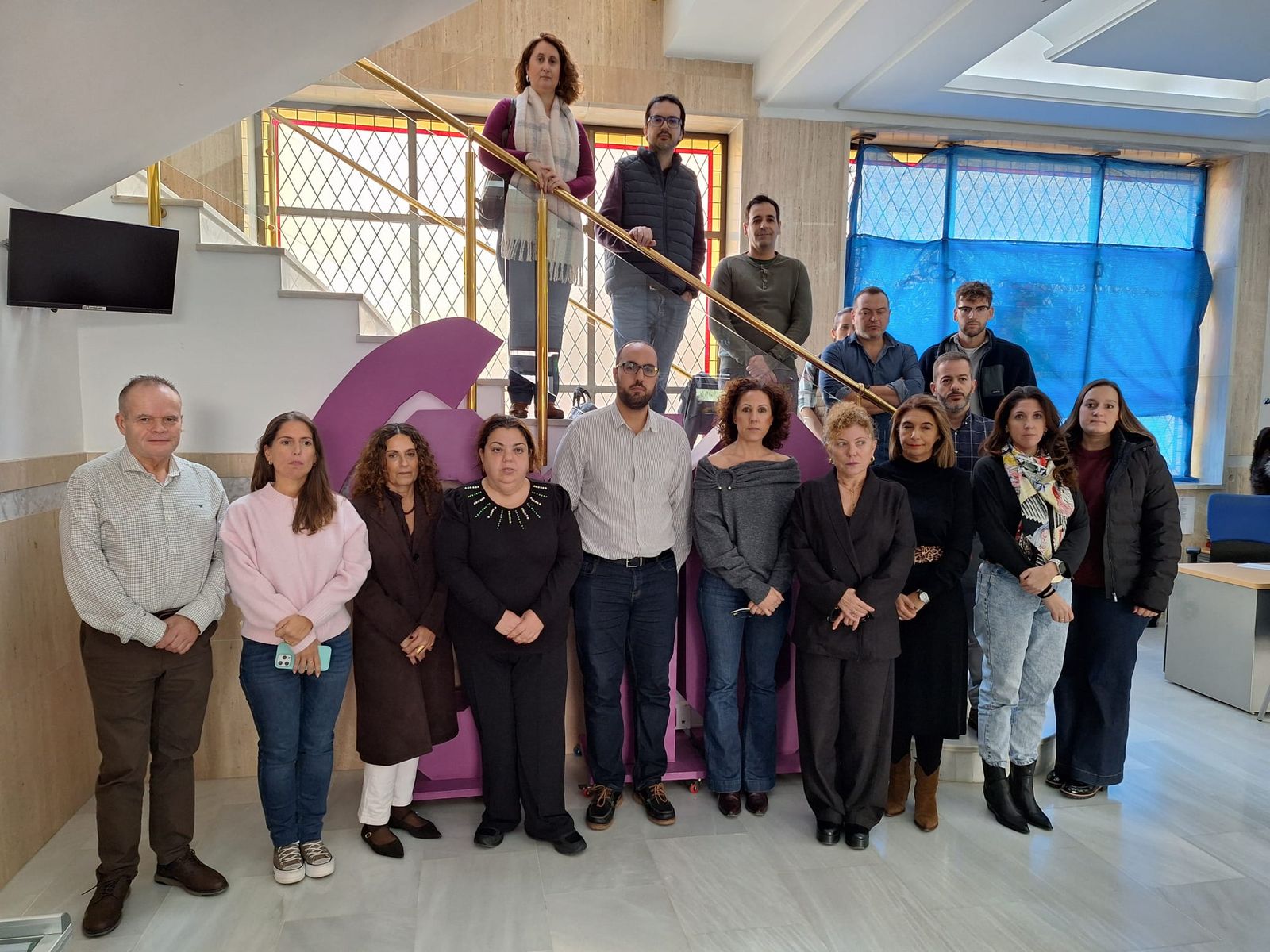 Delegación del Gobierno de Ceuta guardó este lunes un minuto de silencio ante dos nuevos asesinatos por violencia de género