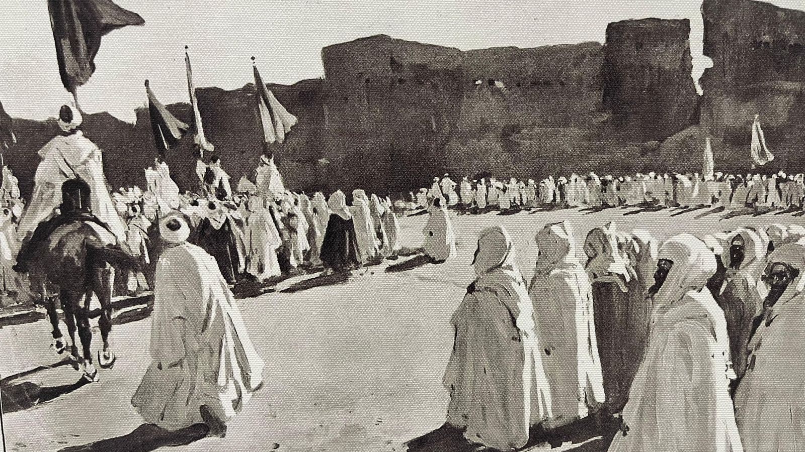 Inauguración de la exposición de pinturas de Mariano Bertuchi 'Estampas marroquíes'