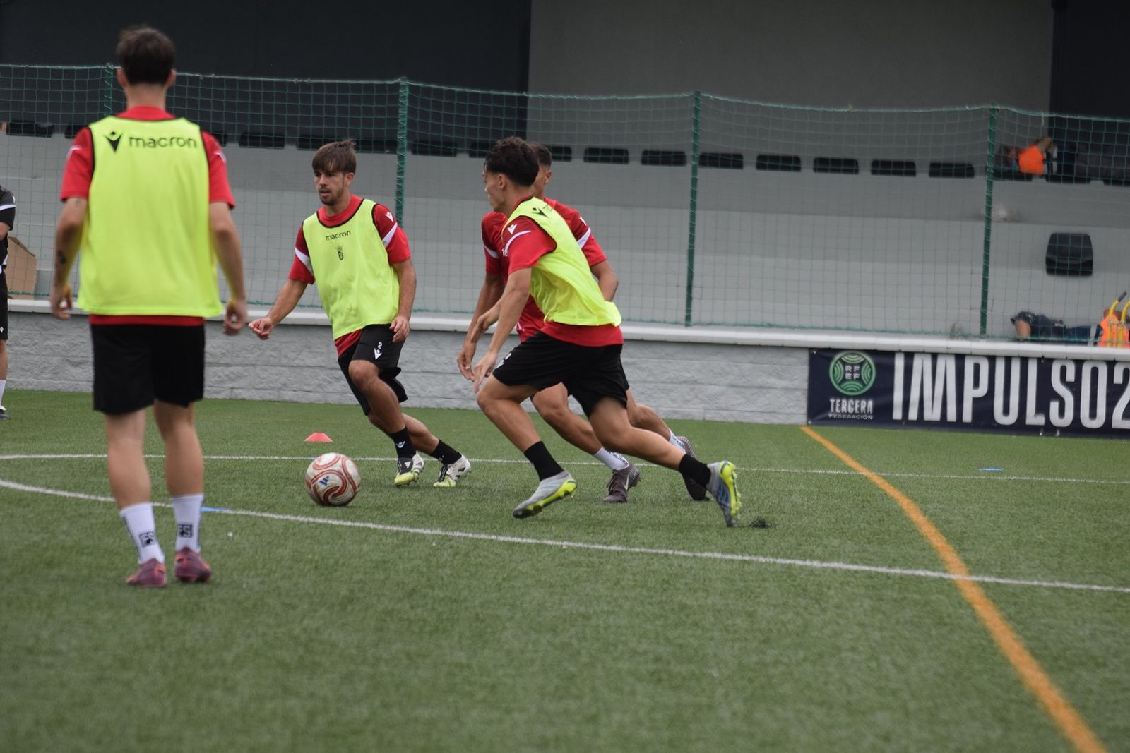 Entrenamiento del filial de la AD Ceuta