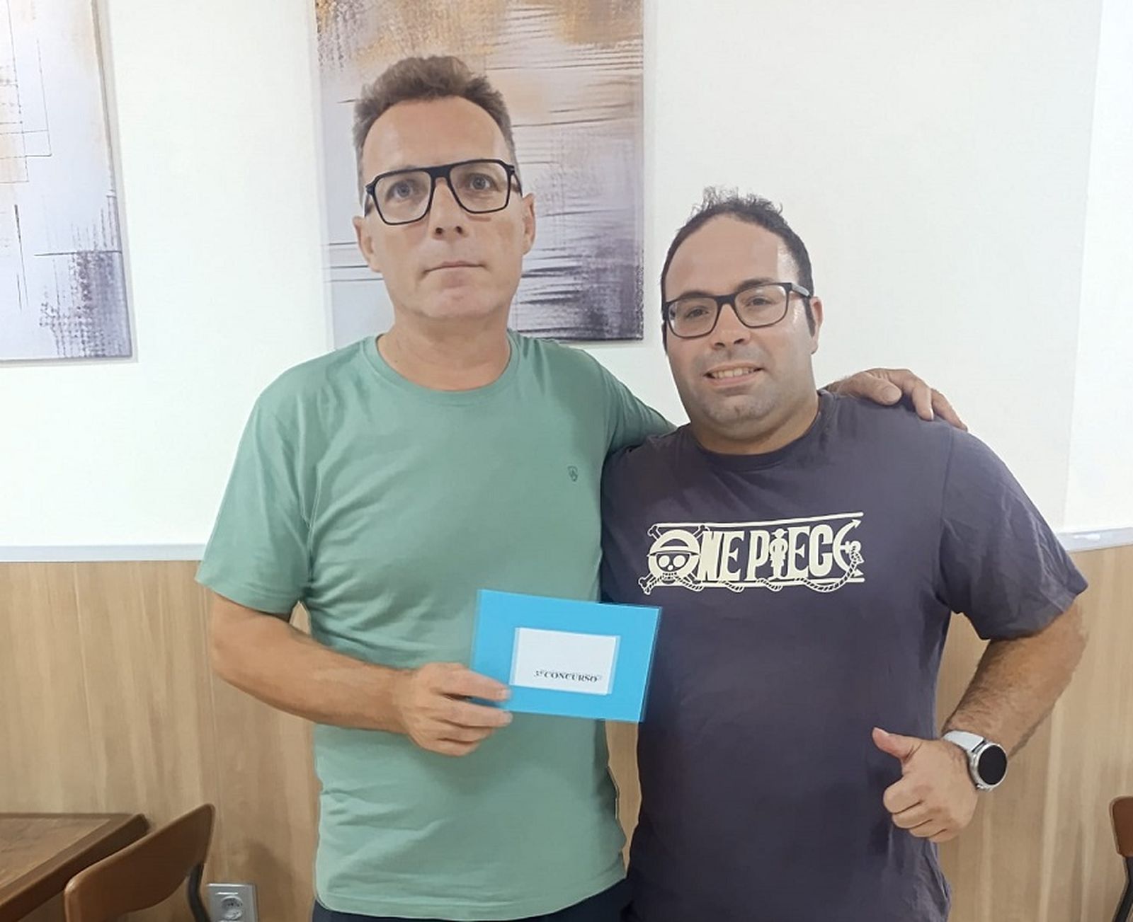 Entrega de trofeos del torneo