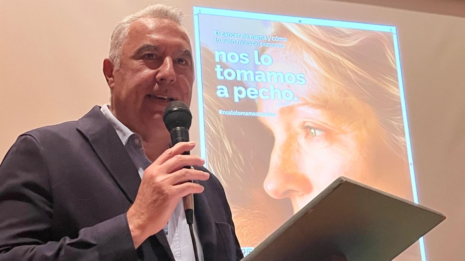 El presidente de la AECC, Jesús María Ferreiro, durante la presentación de las jornadas El presidente de la AECC, Jesús María Ferreiro, durante la presentación de las jornadas