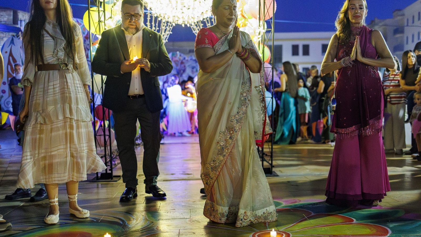 Otro de los momentos del Diwali melillense Otro de los momentos del Diwali melillense