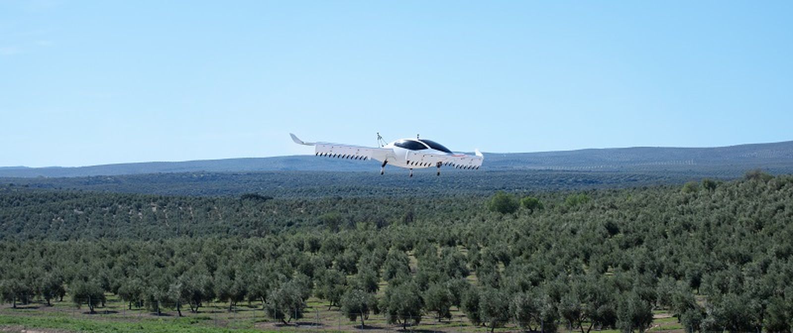 Una de las pruebas del Lilium Jet en el centro de pruebas de vuelo de Jaen / LILIUM