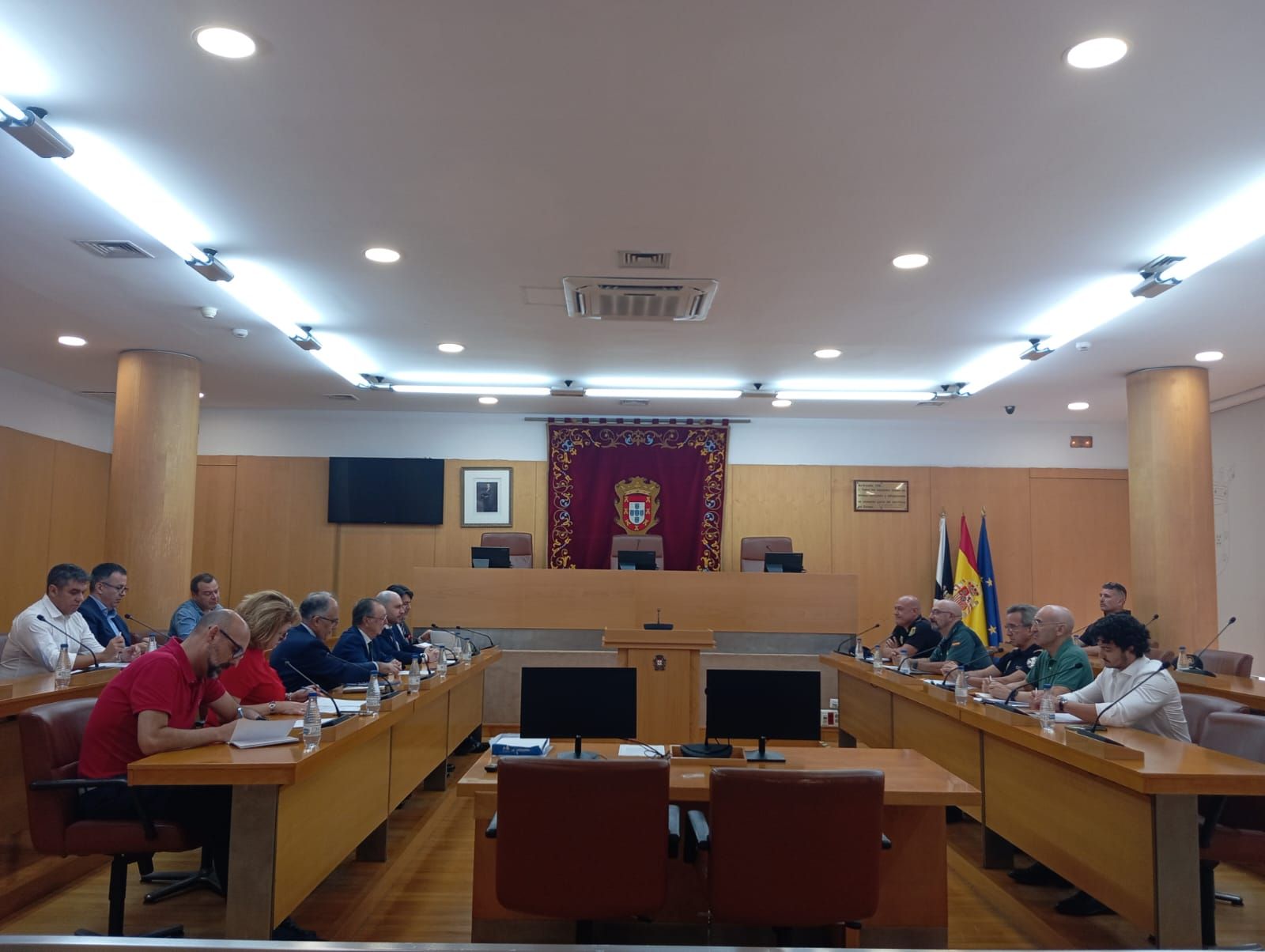 Imagen de la Junta Local de Seguridad celebrada este lunes