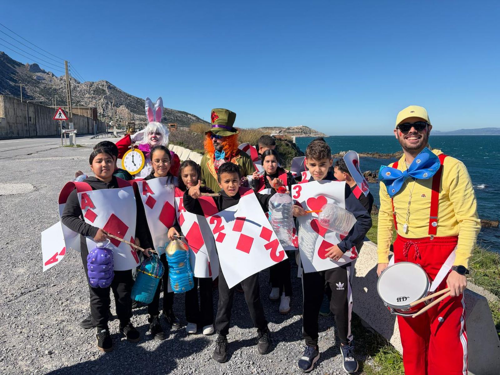 Así ha sido el desfile de carnaval por Benzú del 'Ruiz Picasso'