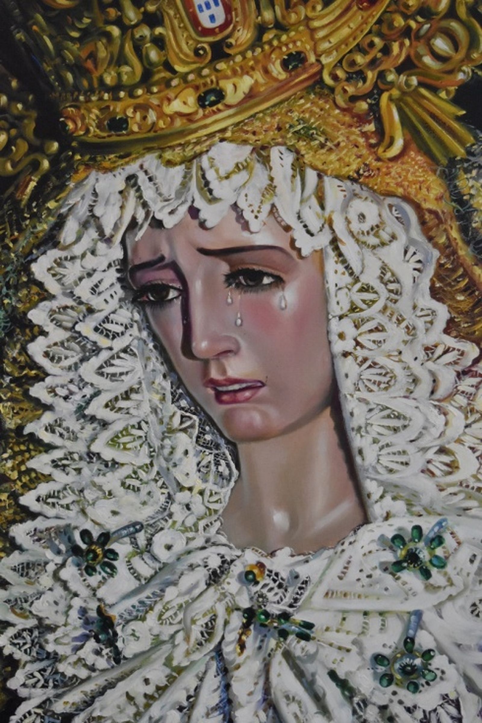 La Virgen de la Esperanza. / FOTO NICOL'S La Virgen de la Esperanza. / FOTO NICOL'S