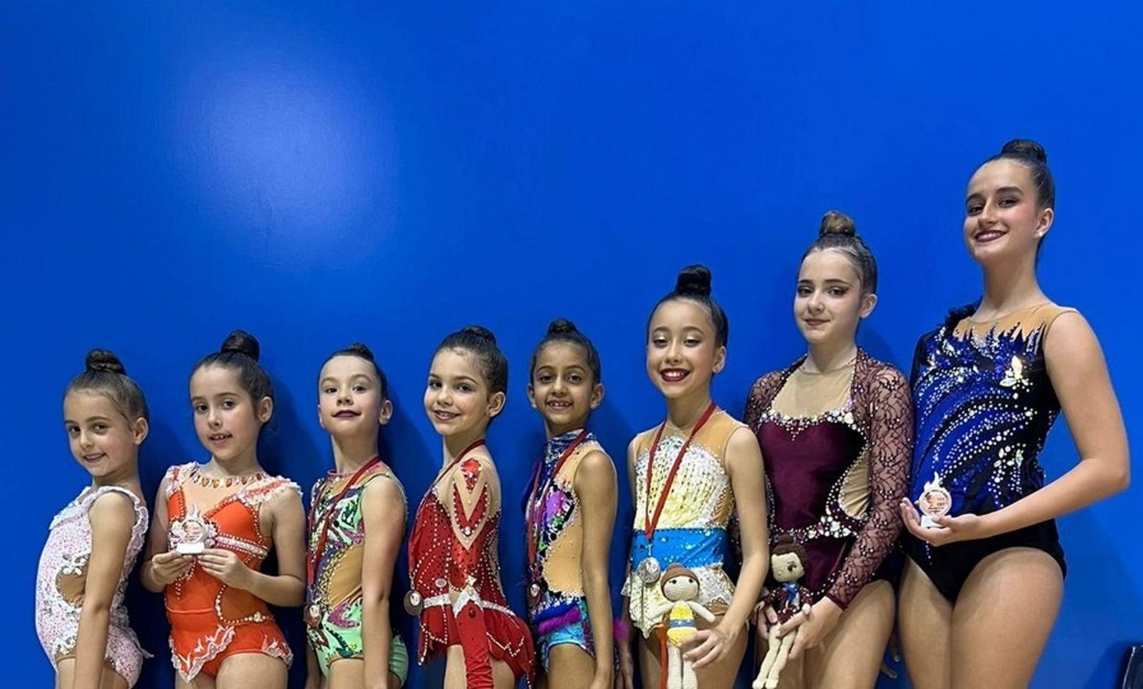 Gimnastas ceutíes participantes en Cádiz