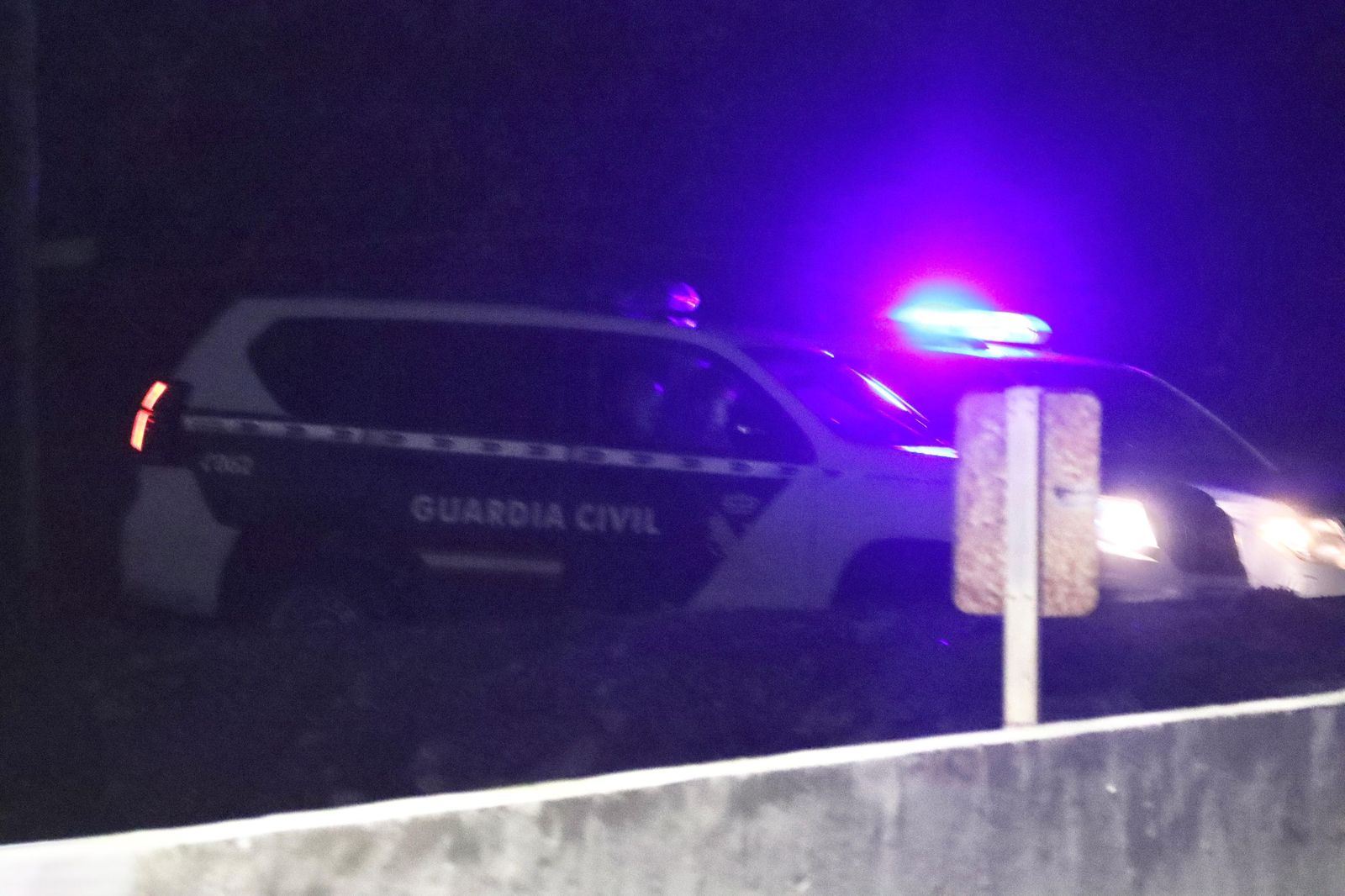 Efectivos de la Guardia Civil movilizados este jueves para recuperar el cadáver