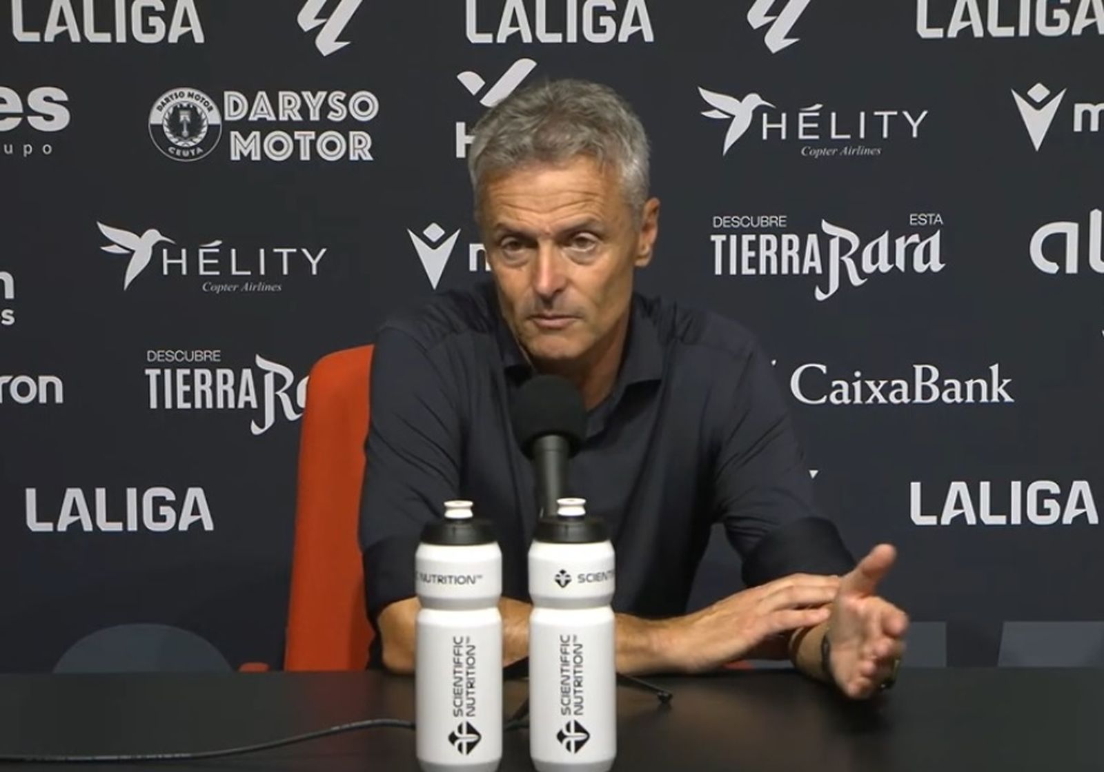 Escribá, en rueda de prensa