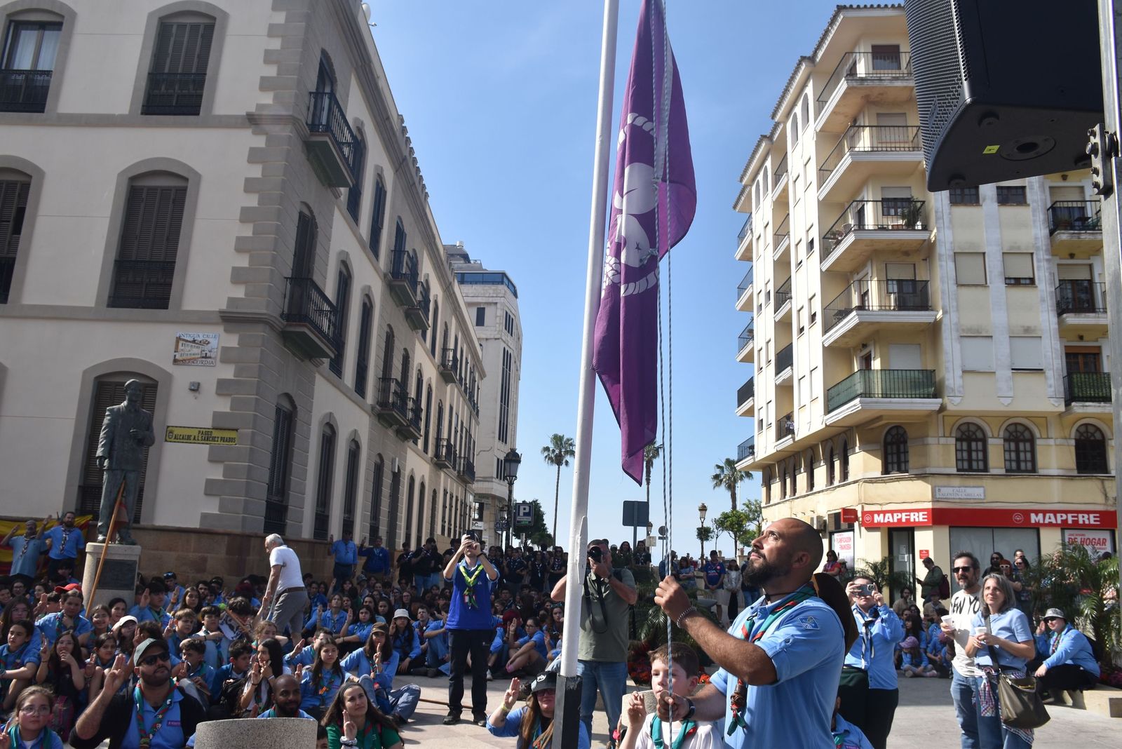 Ceuta da la bienvenida al movimiento scout con una hermosa ceremonia
