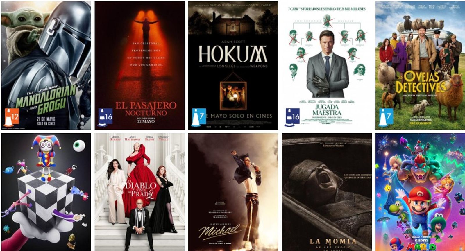 Cartelera Cines Marina