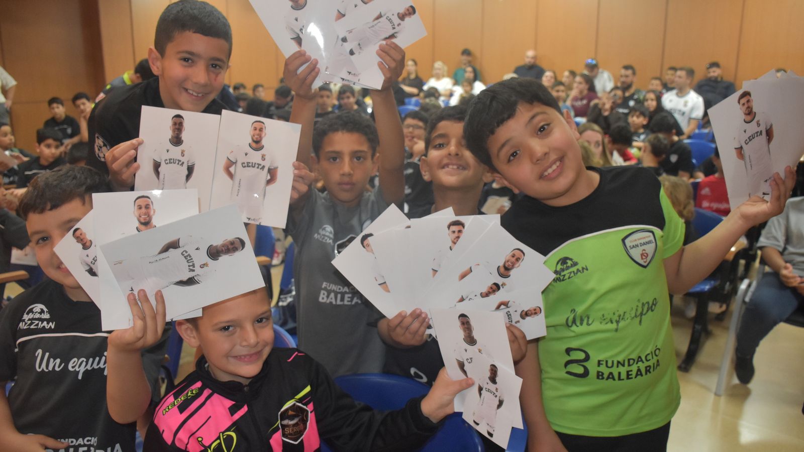 La AD Ceuta visita el Colegio San Daniel