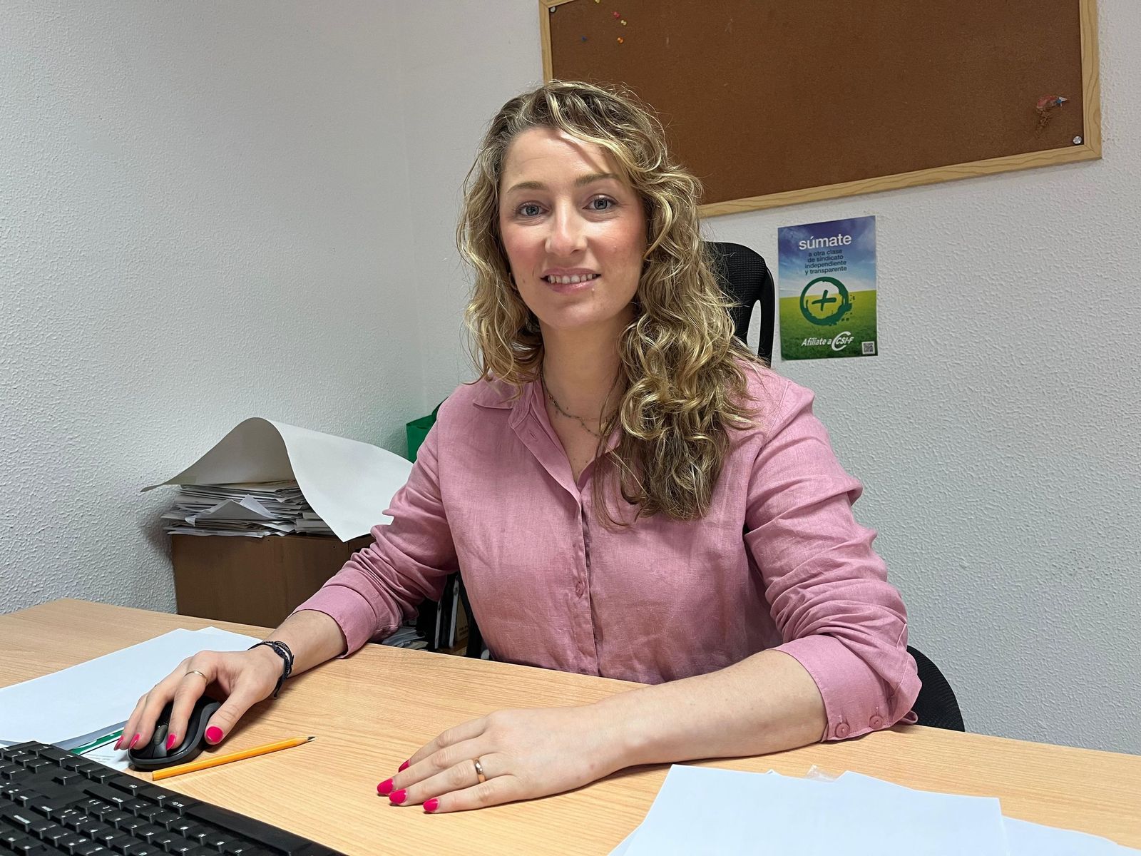 La investigadora María Lazo