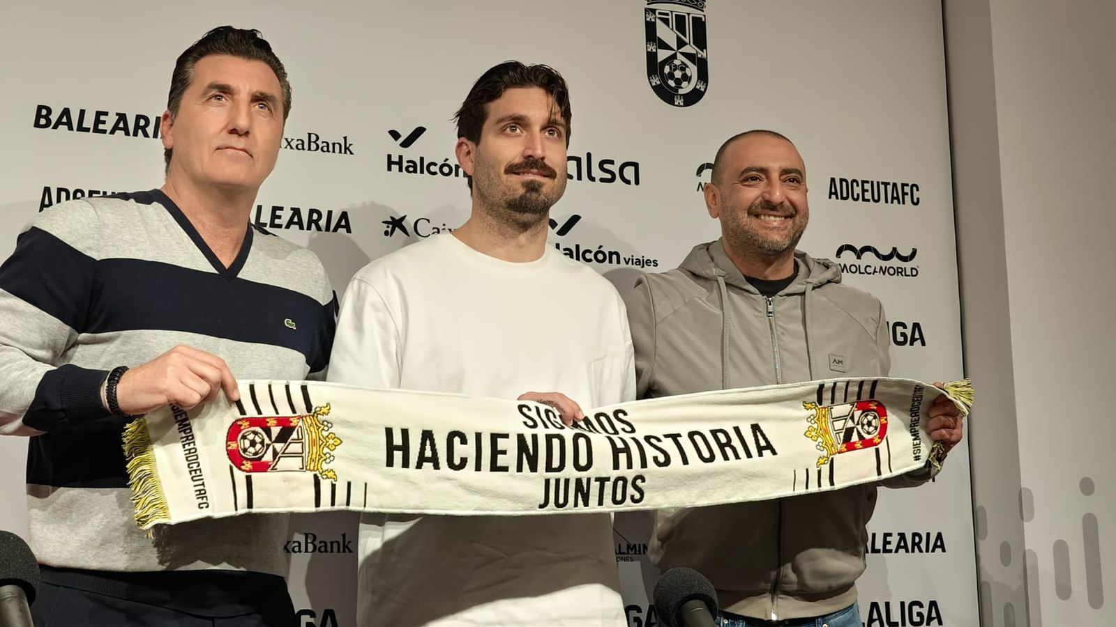 La AD Ceuta refuerza su ambición con Campaña y Doménech, talento y experiencia para soñar