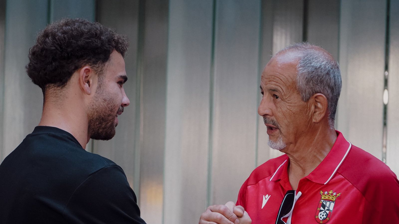 Así fue el reencuentro de Marcos Fernández con la plantilla del Ceuta