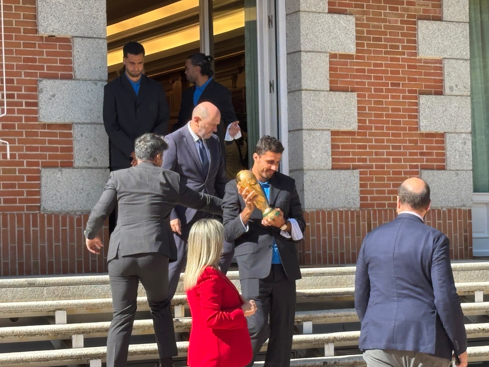 La Selección Española recibida en La Zarzuela