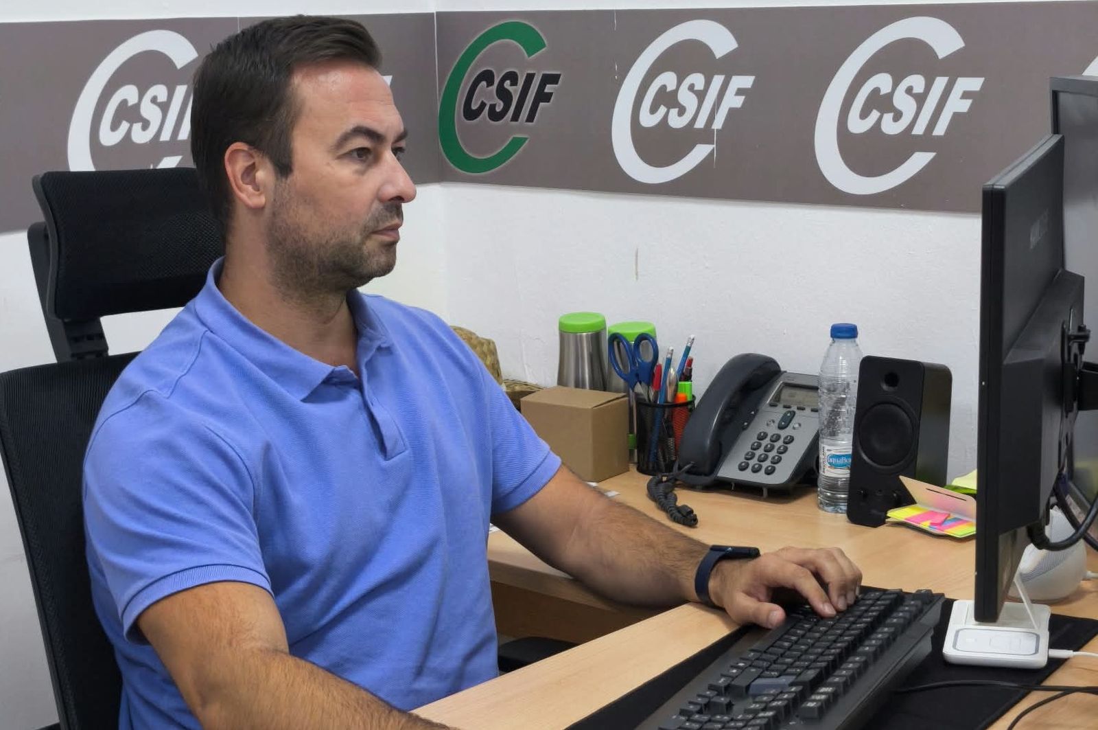 Iván Ramos, presidente del Sector Local y vicepresidente Autonómico del sindicato CSIF en Ceuta