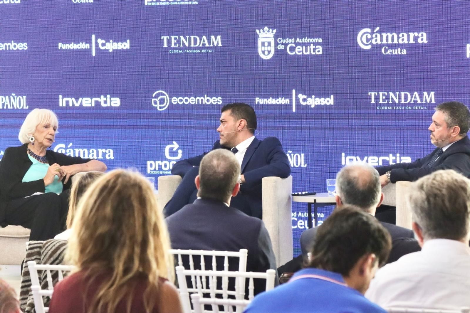 Teófila Martínez y Juan Manuel Doncel este viernes en El Parador