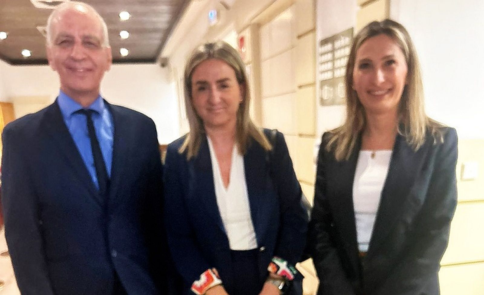 Los senadores de Ceuta reunidos con la ministra de Deportes