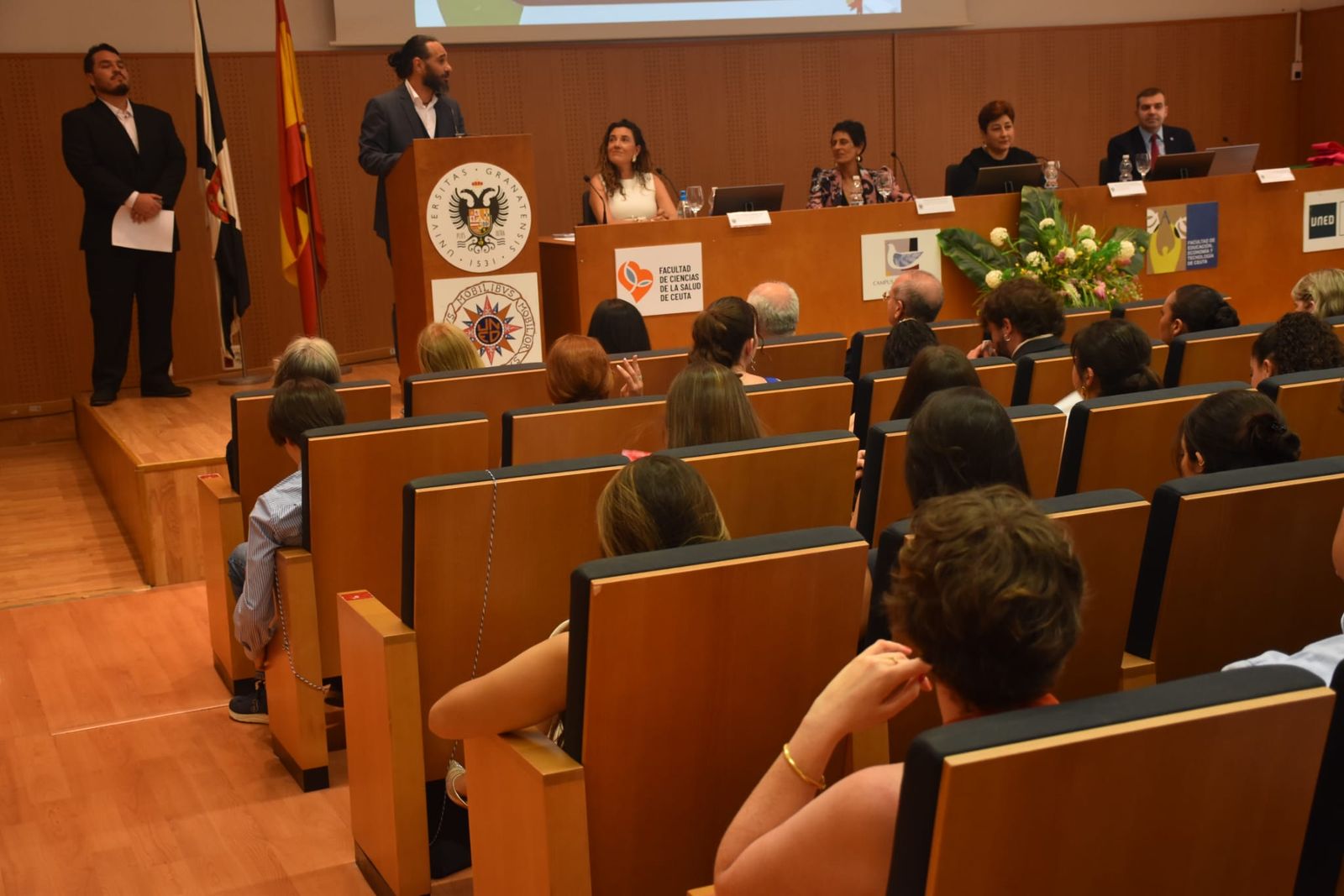 Graduación en el Campus de los posgrados de la Universidad de Granada en Ceuta