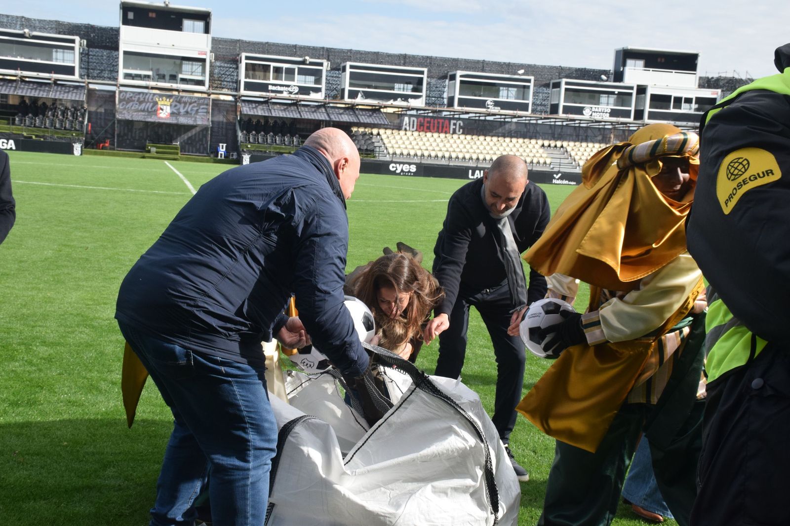 Así se vivió en el Murube la esperada llegada de los Reyes Magos