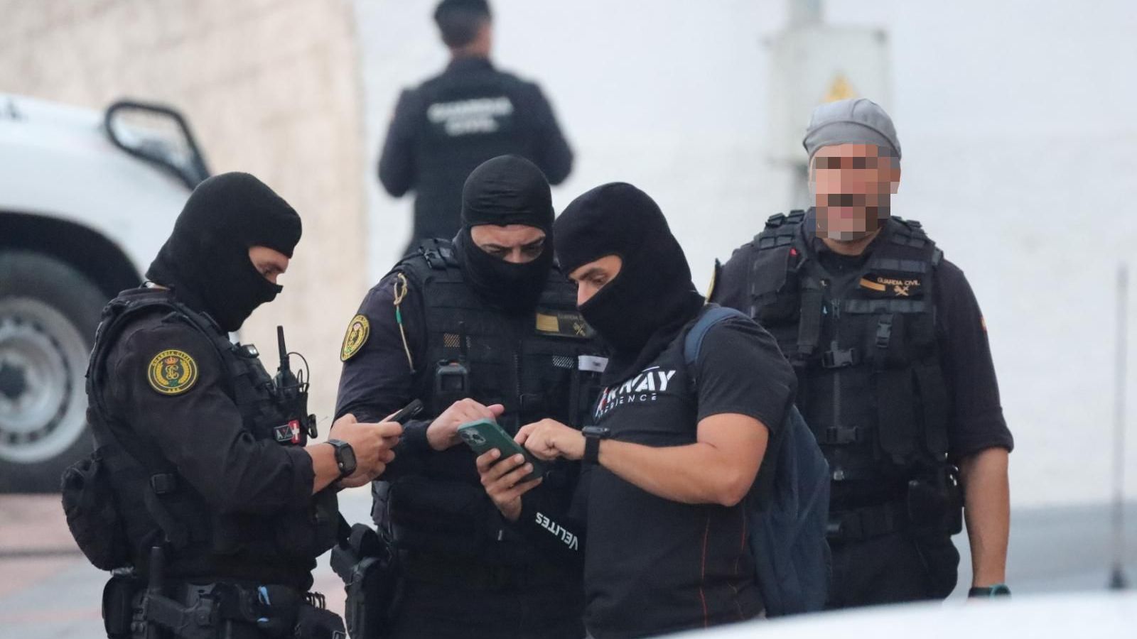 Amplio dispositivo de la Guardia Civil en Cortadura del Valle