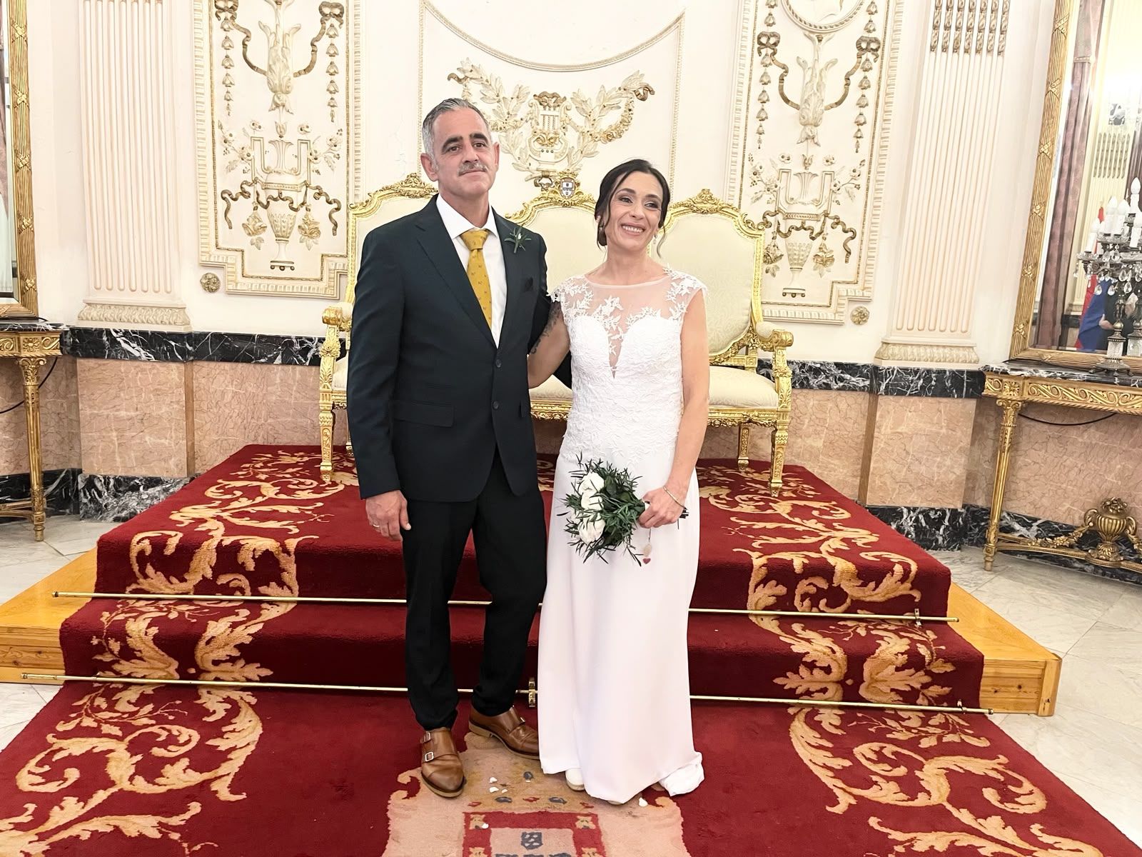 Antonio e Isabel celebran su enlace rodeados de familiares y amigos