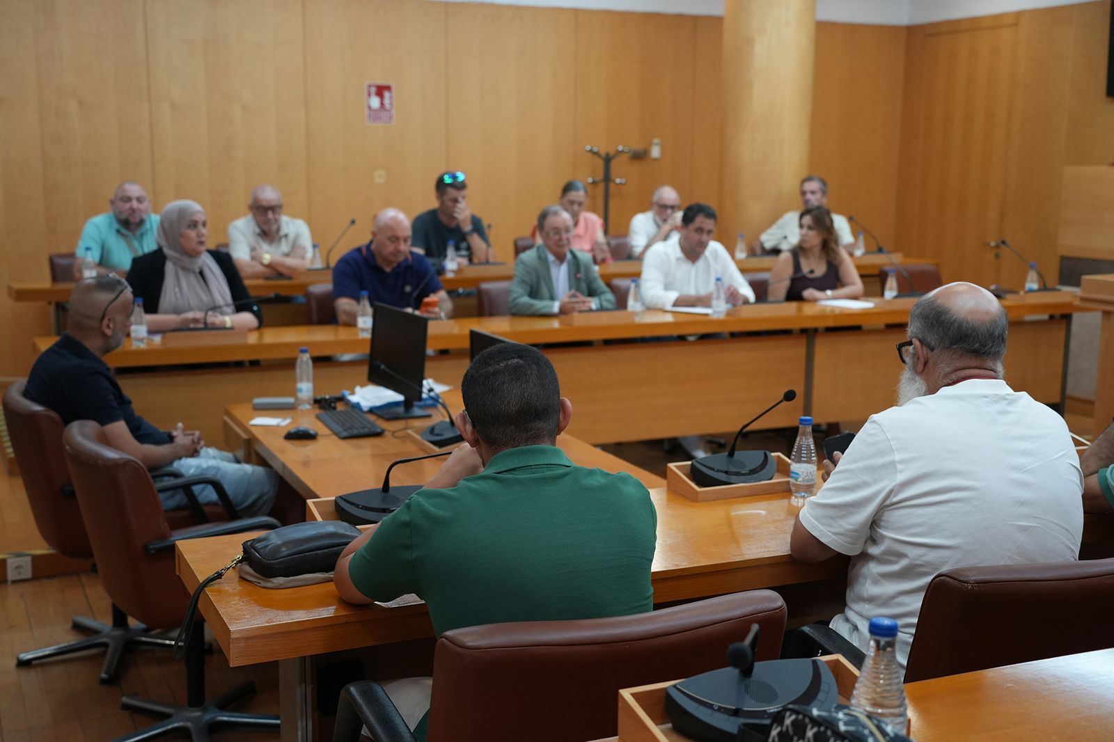 Un momento de la reunión entre la Ciudad y la FPAV