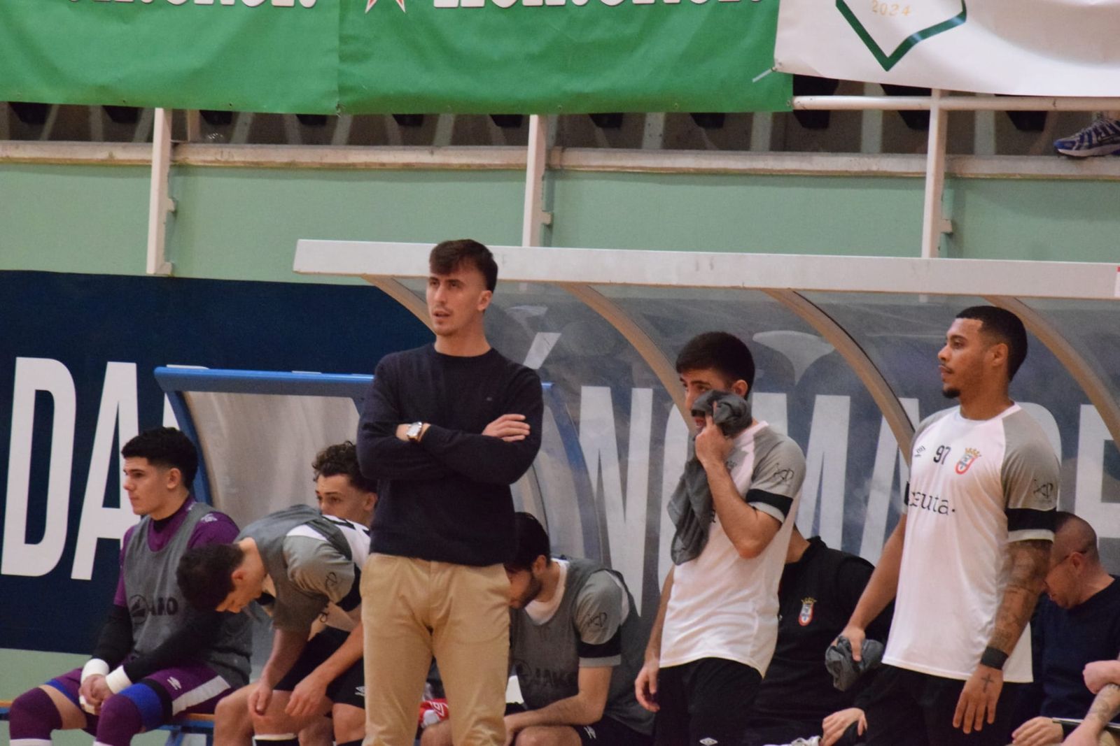 Nacho  García, durante un partido de la pasada temporada