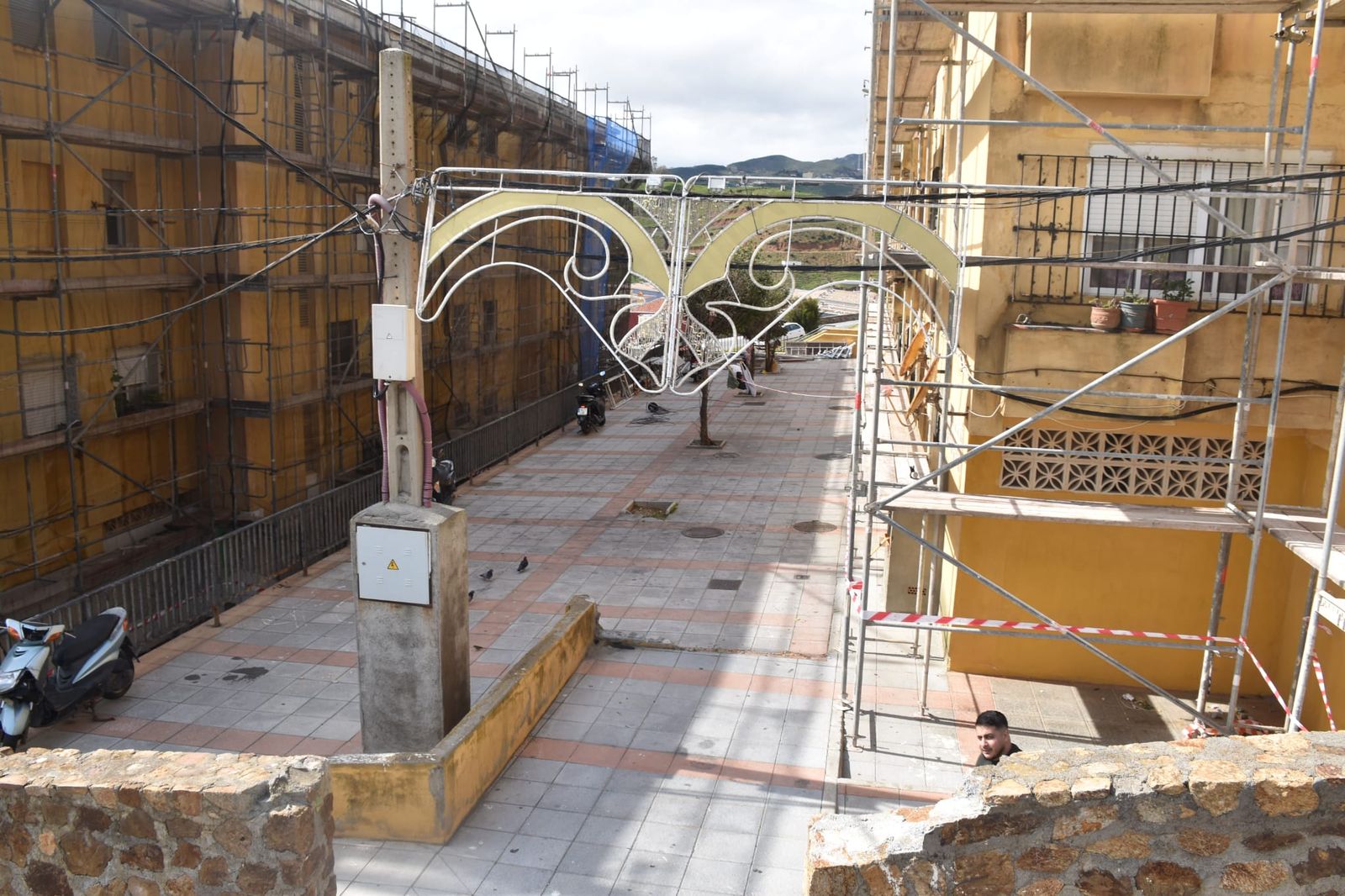 Las obras en las fachadas del Príncipe Felipe estarán acabadas en dos años