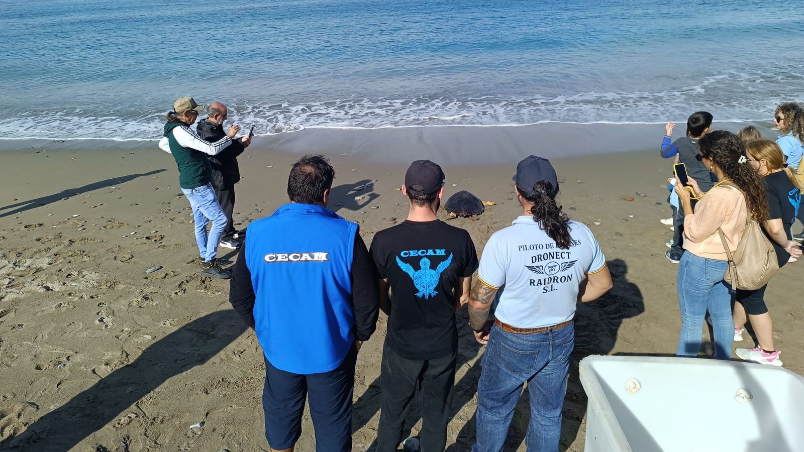 CECAM incorpora drones para reforzar la protección de tortugas y cetáceos